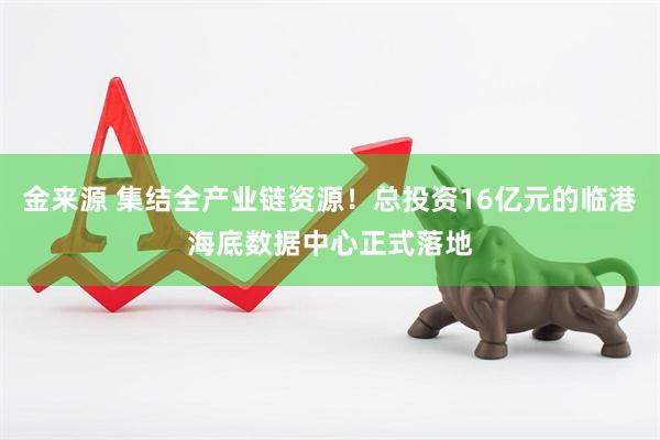 金来源 集结全产业链资源！总投资16亿元的临港海底数据中心正式落地